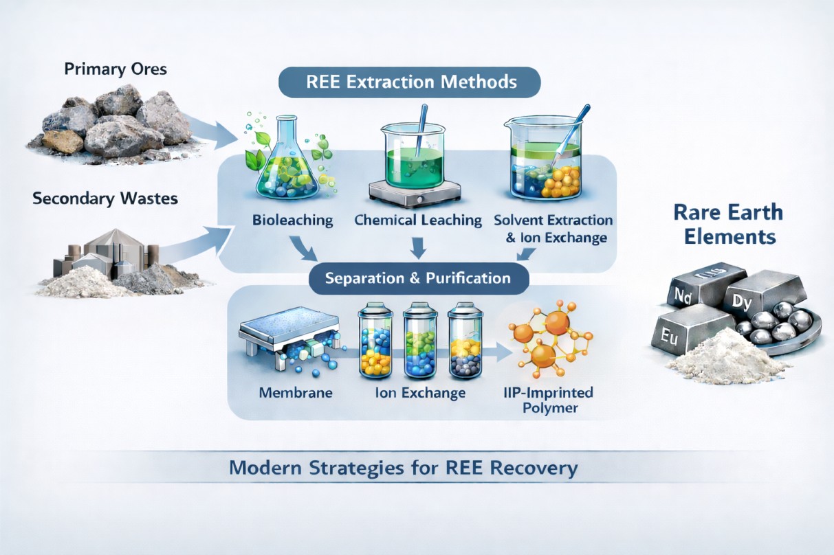 Modern Methods of Extraction and Separation of Rare Earth Elements from ...