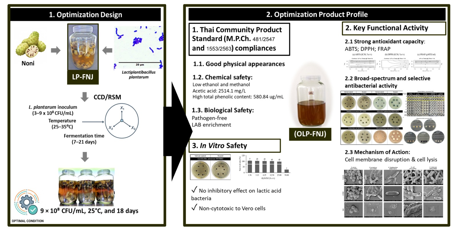 Optimization of Lactic Acid&ndash;Fermented Noni Juice as a Potential Functional Feed Additive for Poultry: Enhancement of Bioactive Compound Profiles and Antibacterial Efficacy In vitro&nbsp;
